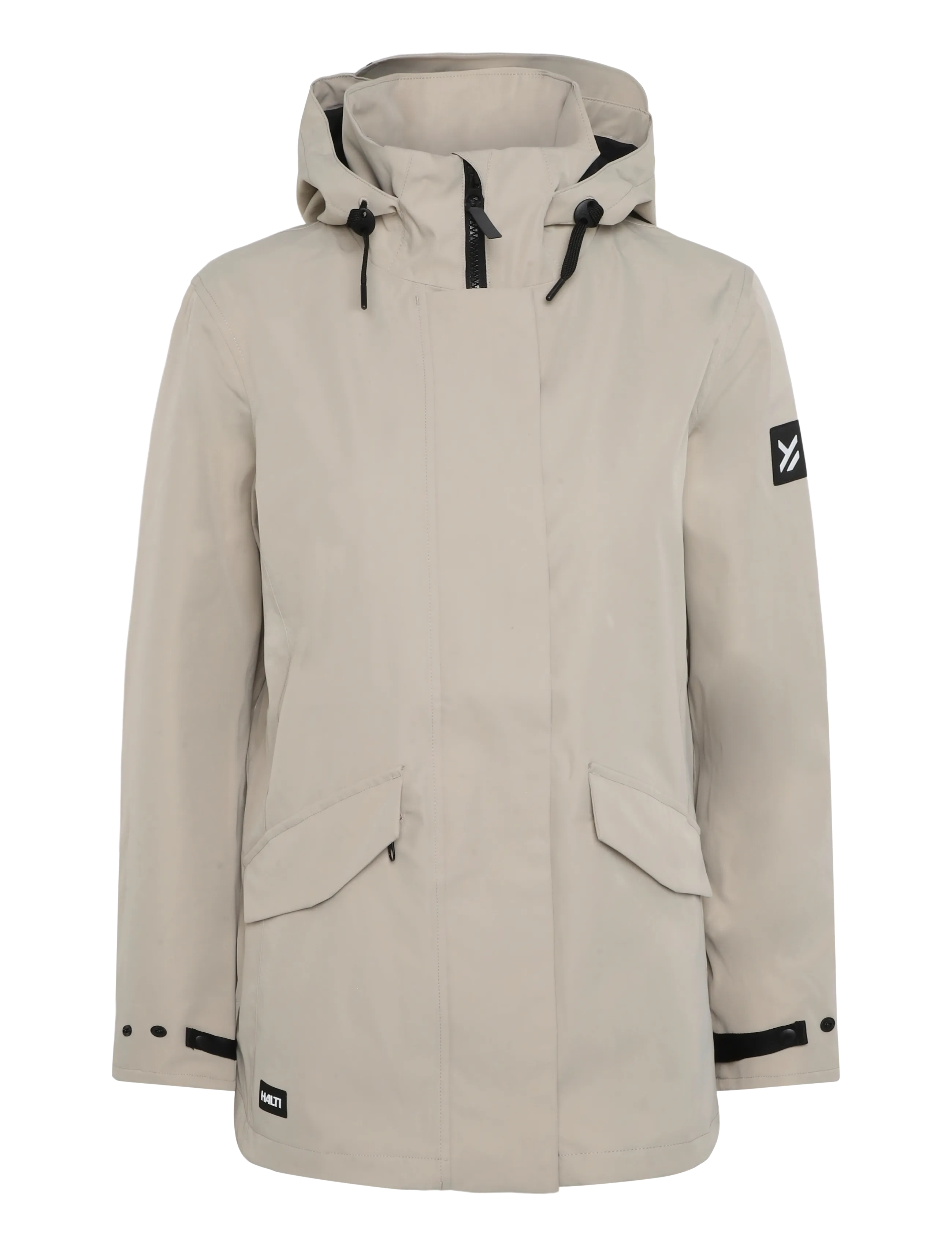 Halti Tokoi DX Jacket Women's - Træningsjakker - H05 FOSSIL BEIGE / beige