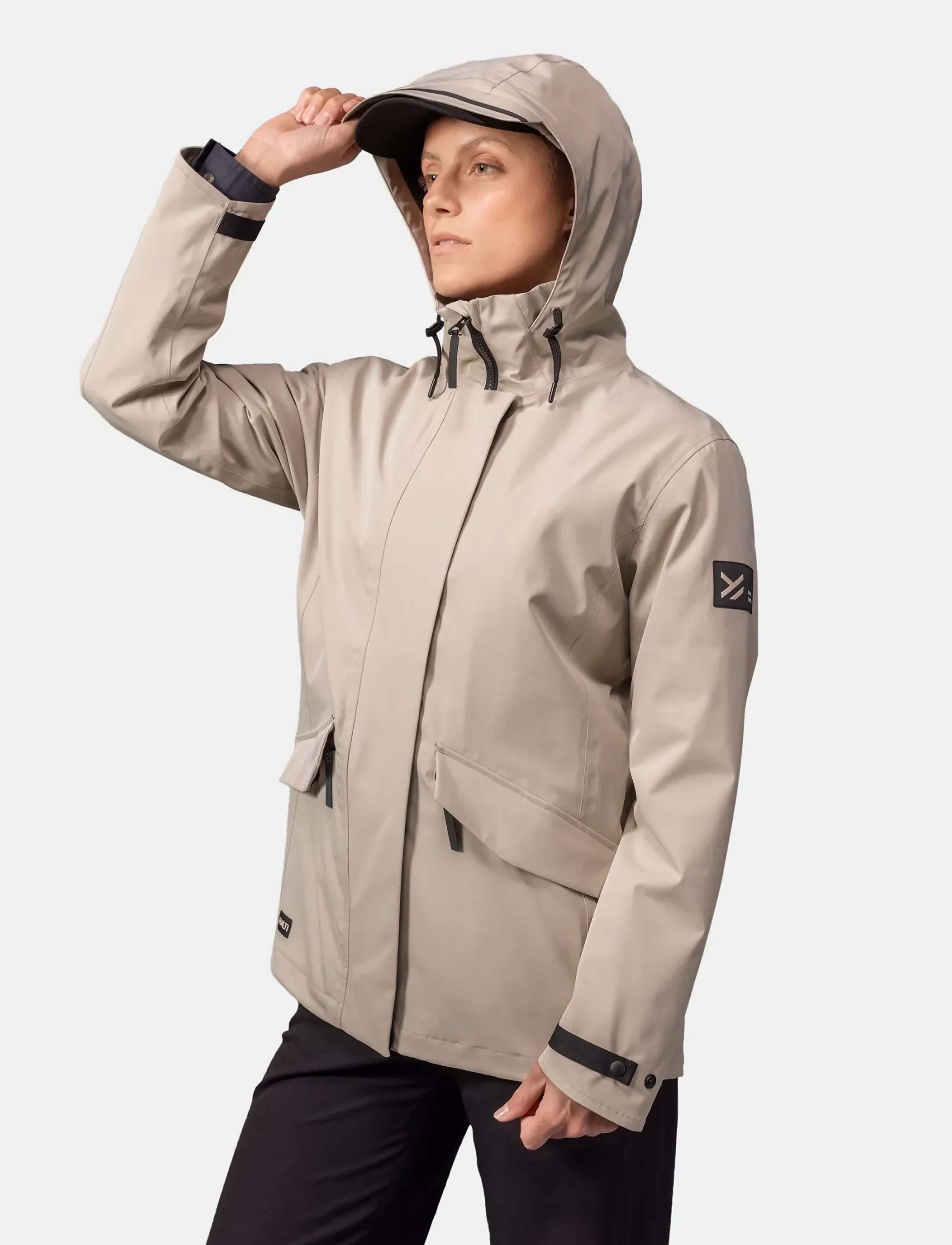 Halti - Tokoi DX Jacket Women's - friluftsjakker - h05 fossil beige - 5