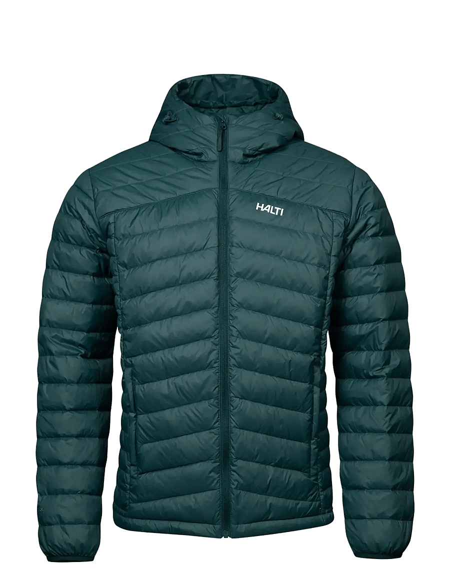 Halti - Huippu M Untuvia down jacket - outdoor jacken - i58 dark sea green - 0