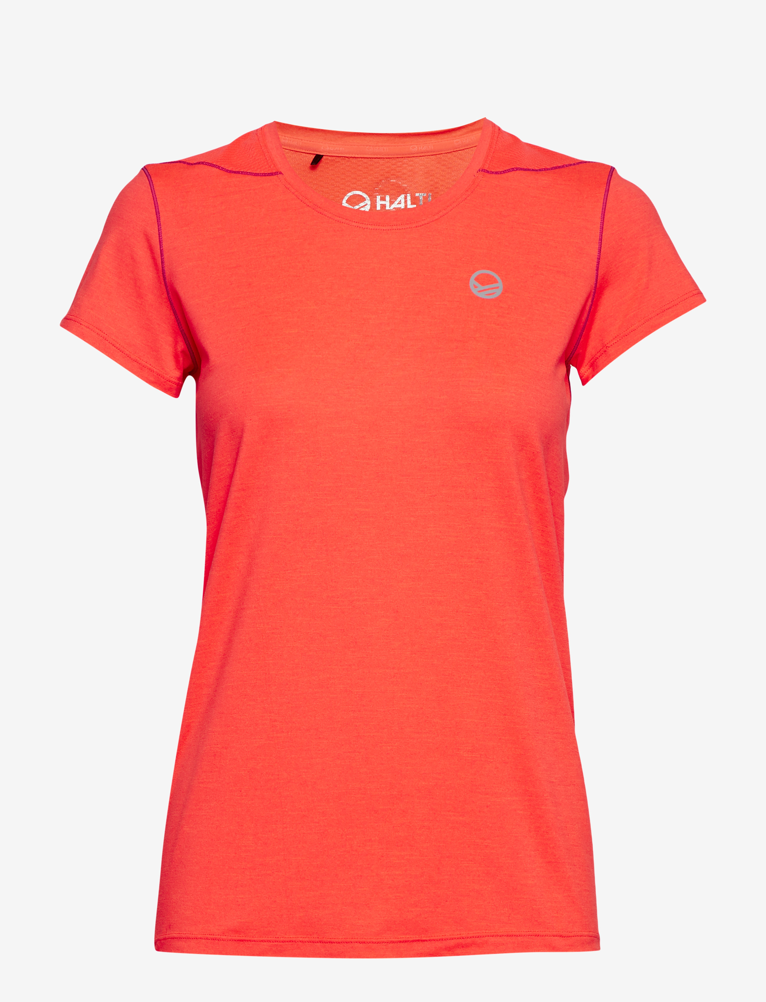 Halti - Marjo W T-shirt - neon fiery coral melange - 0