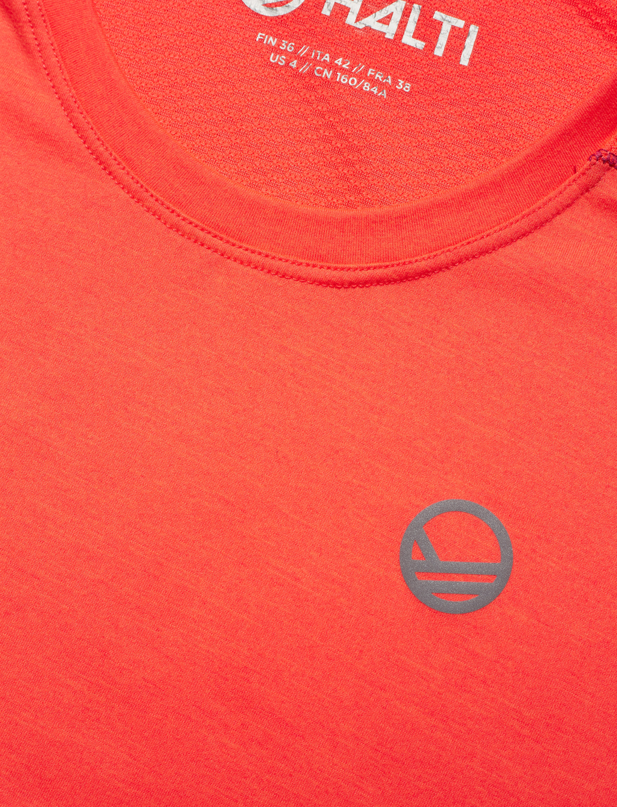 Halti - Marjo W T-shirt - neon fiery coral melange - 2