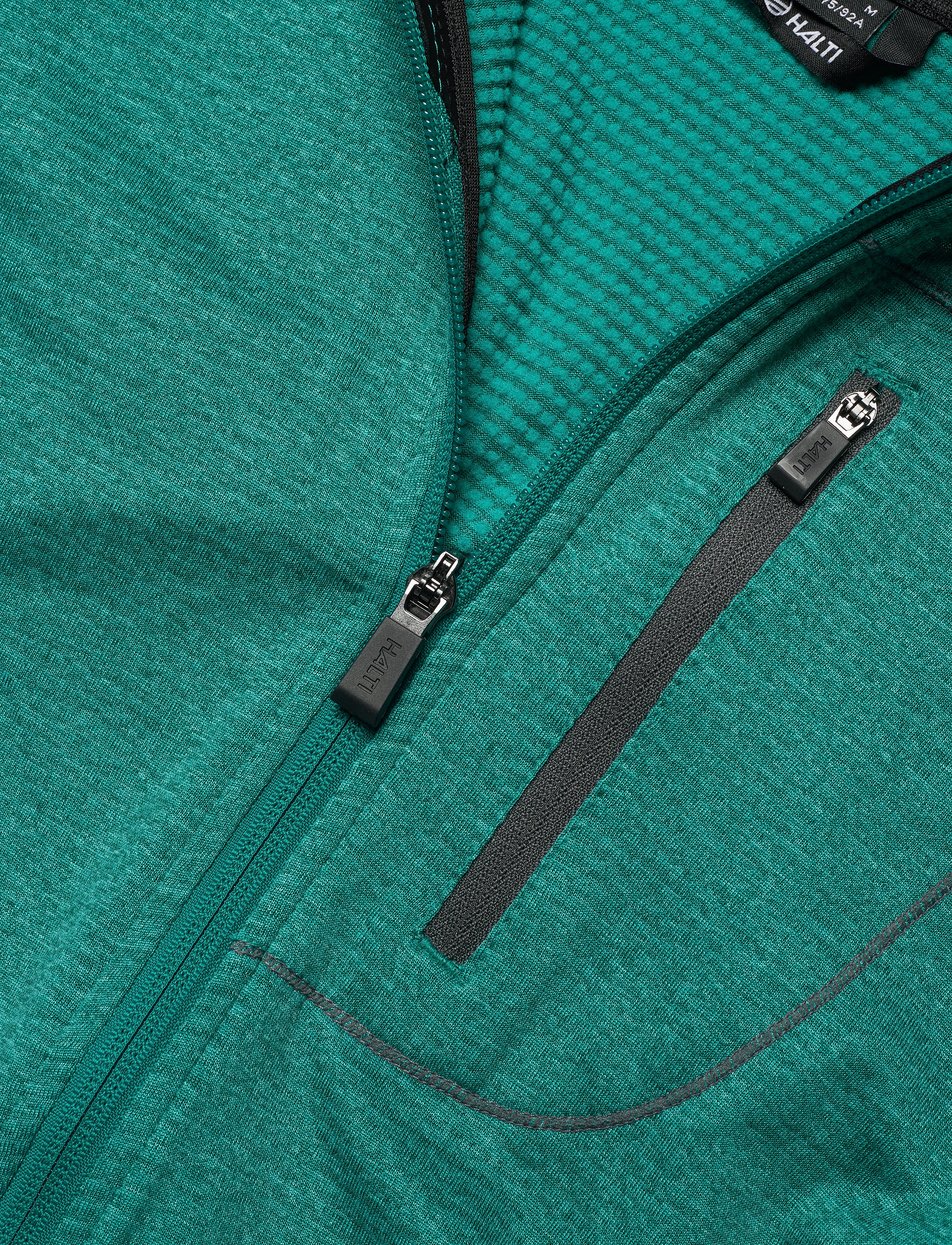 Halti - Puijo M Hoodie jacket - fanfare green melange - 2
