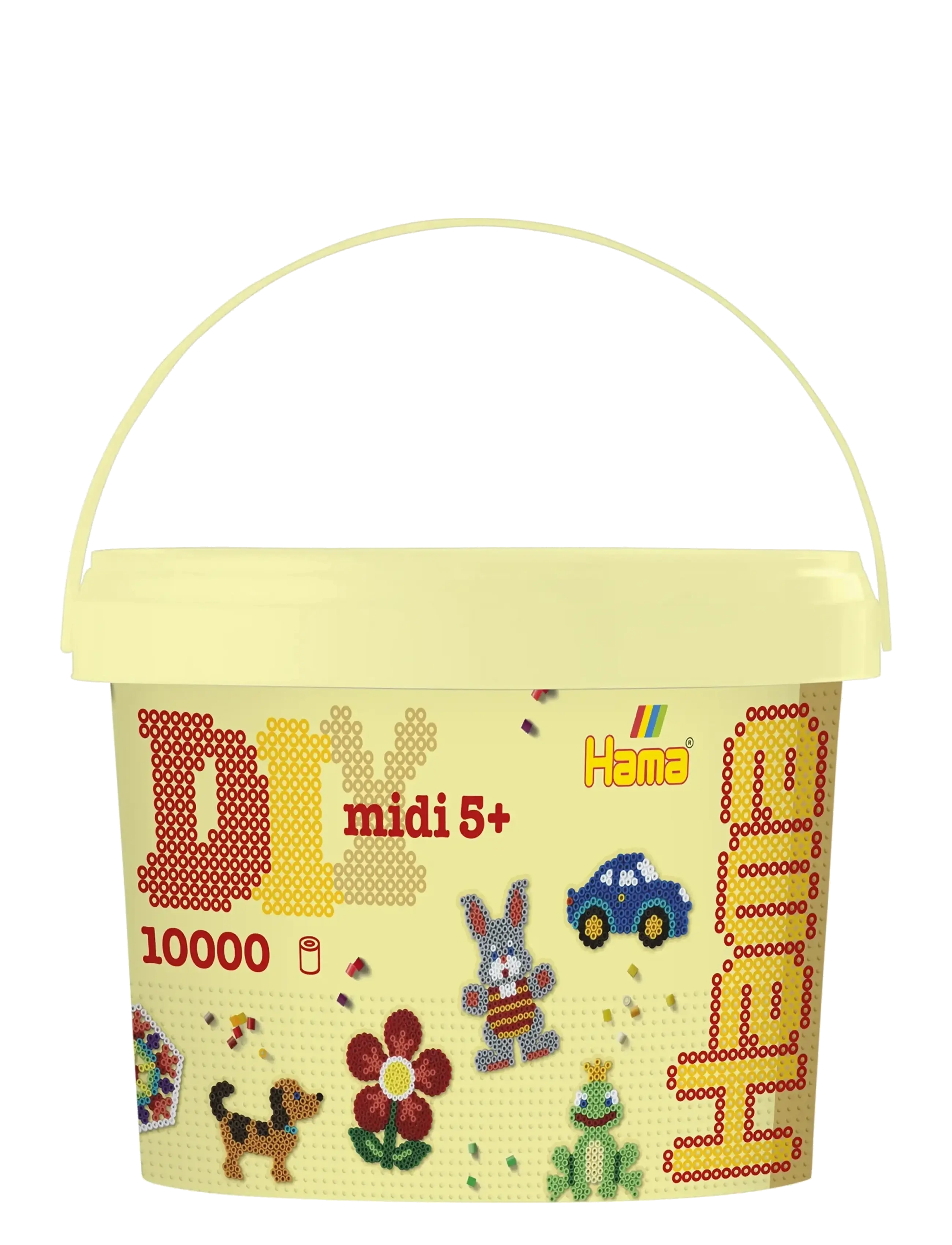 Hama Hama Midi Beads 10.000 pcs in Bucket Mix 00 - Pärlor - MULTI / multi