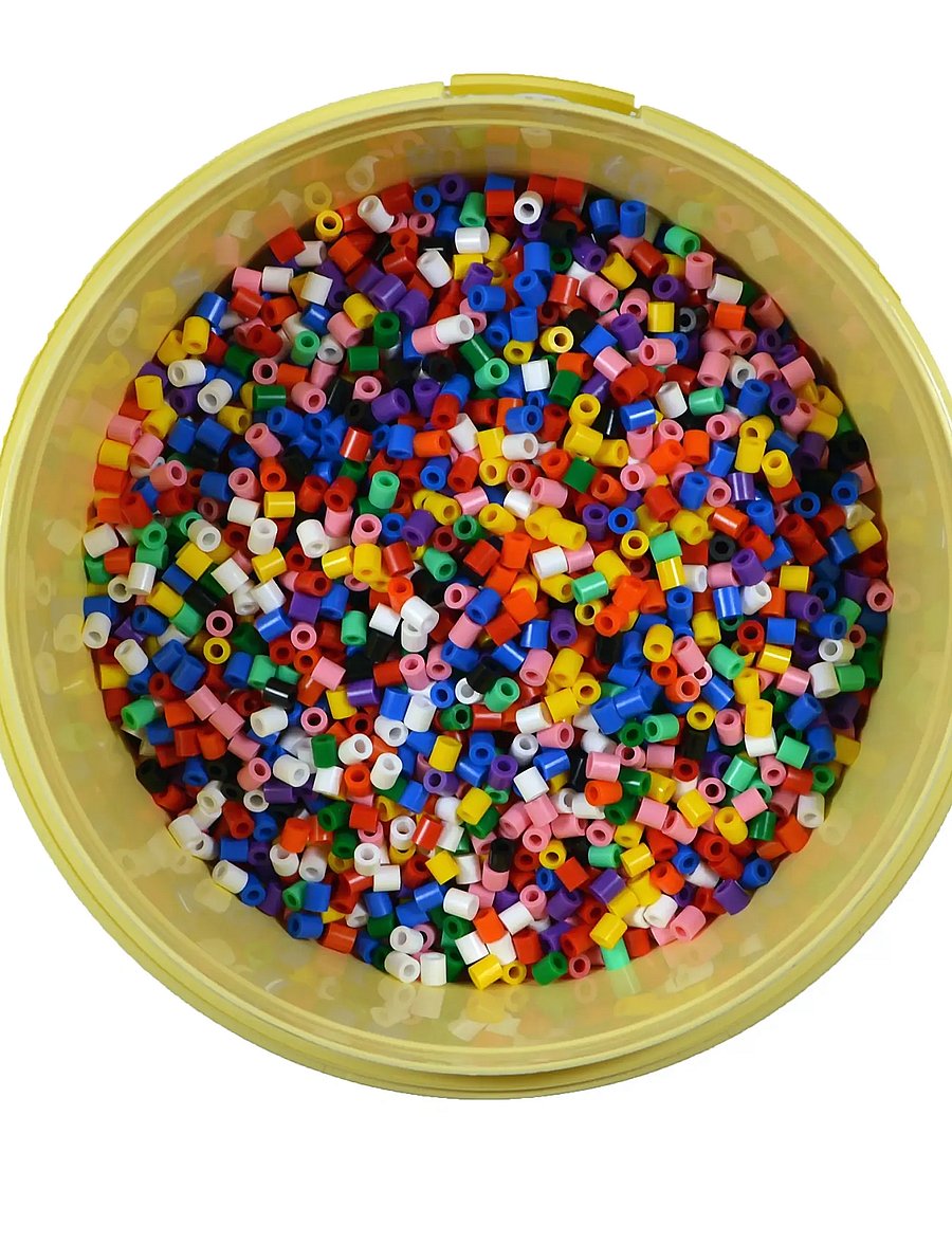 Hama - Hama Midi Beads 10.000 pcs in Bucket Mix 00 - pärlor - multi - 0