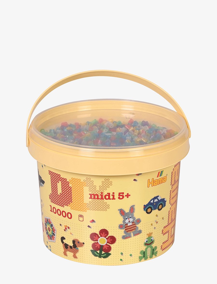Hama - Hama Midi Beads 10.000 pcs in Bucket Mix 54 - pärlor - multi - 0