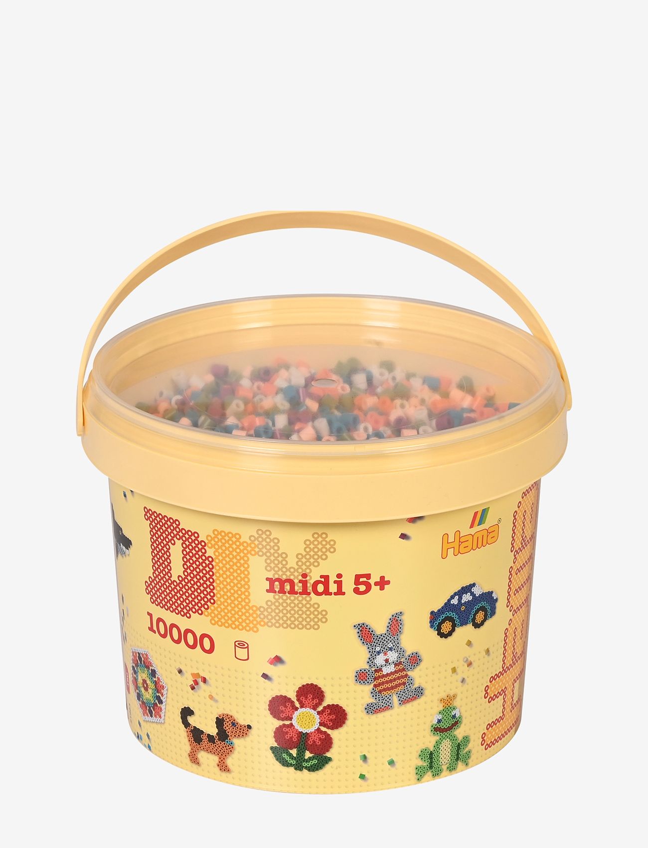Hama - Hama Midi Beads 10.000 pcs in Bucket Mix 58 - pärlor - multi - 0
