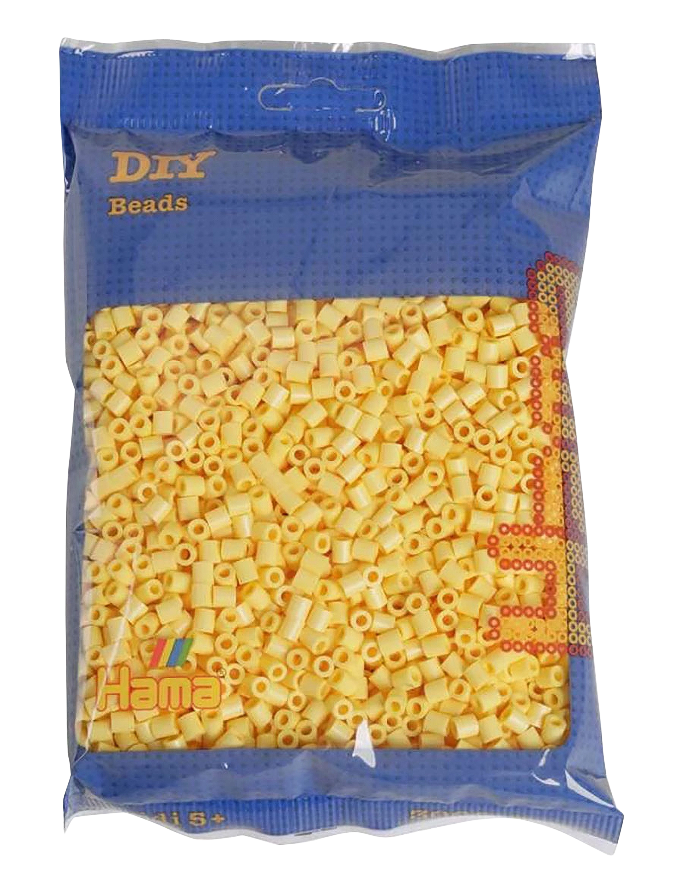 Hama Hama Midi Beads 3000 Pcs Light Yellow, One Size, Yellow, Håndværk > Perler, Børn