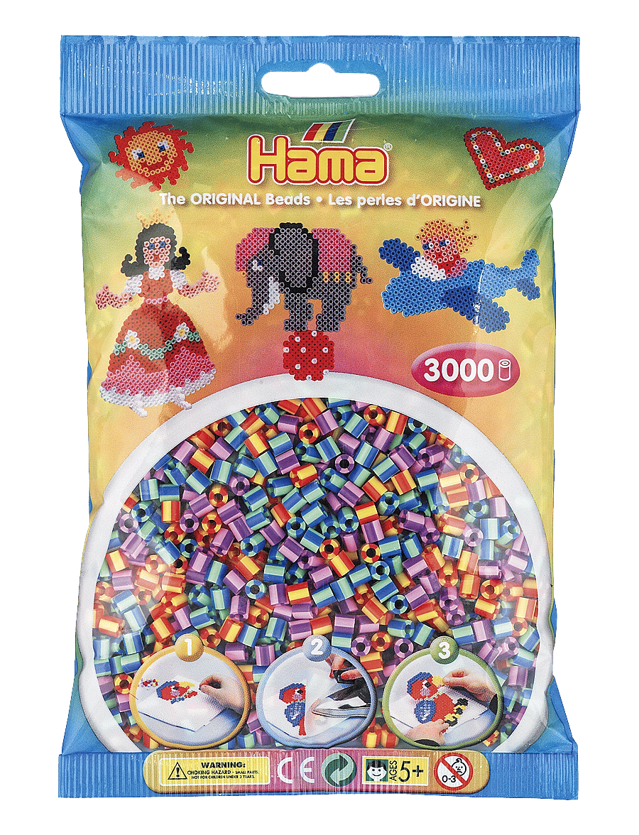 Hama - Hama Midi beads 3000 pcs. Striped Mix 92 - pärlor - multi - 0