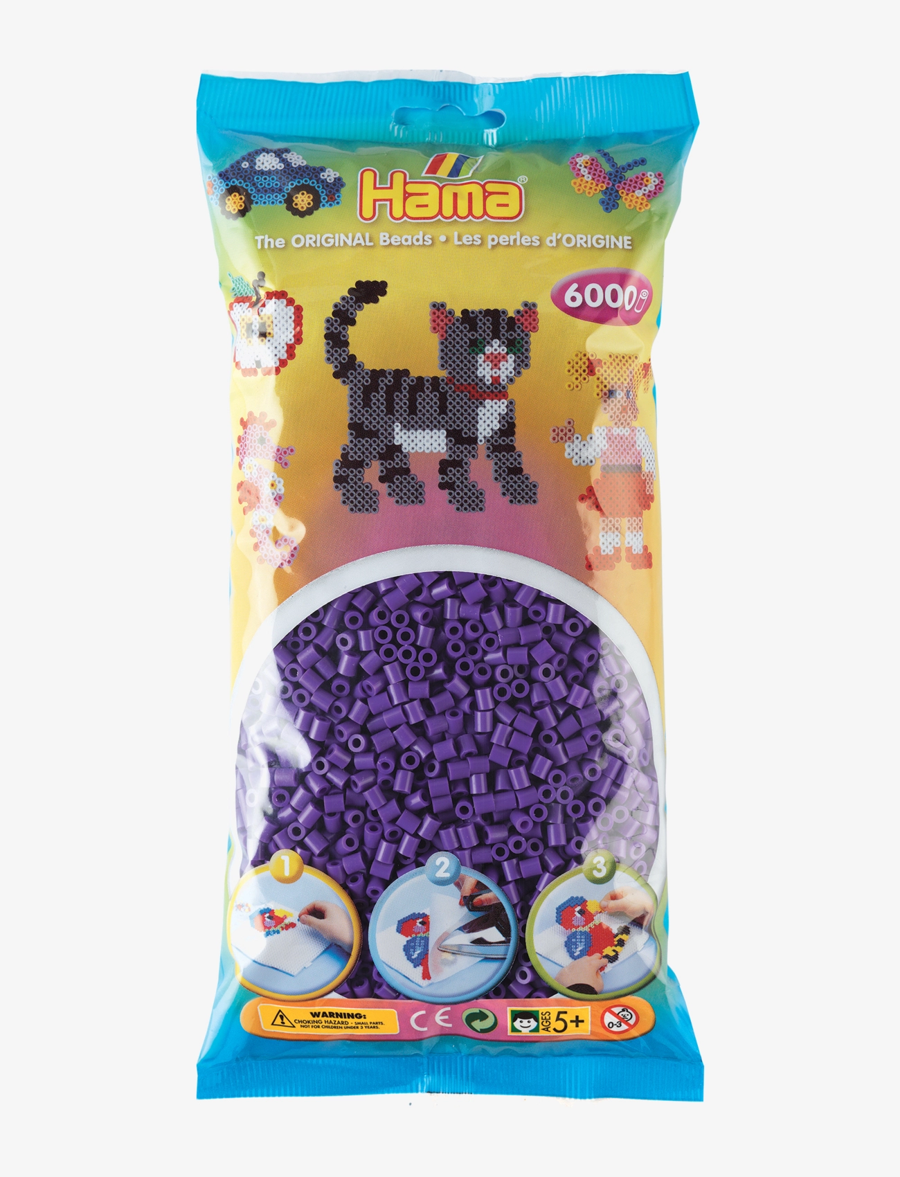 Hama Hama Midi Beads 6000 Pcs Purple, One Size, Multi/patterned, Håndværk > Perler, Børn