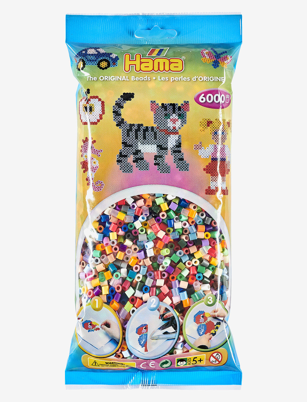 Hama - Midi Beads 6000 pcs Mix 568 - perler - multi - 0