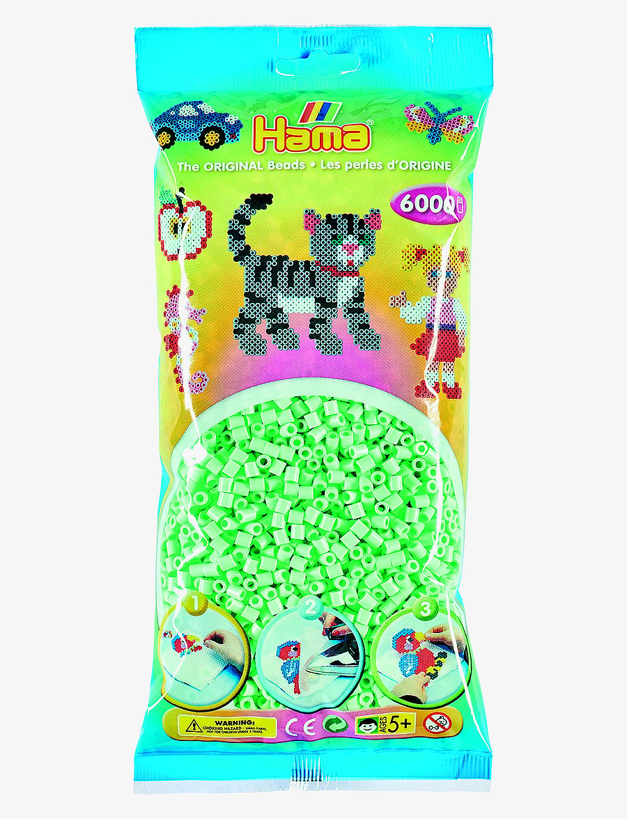 Hama - Hama Midi Beads 6000 pcs Pastel Mint - pärlor - pastel mint - 0