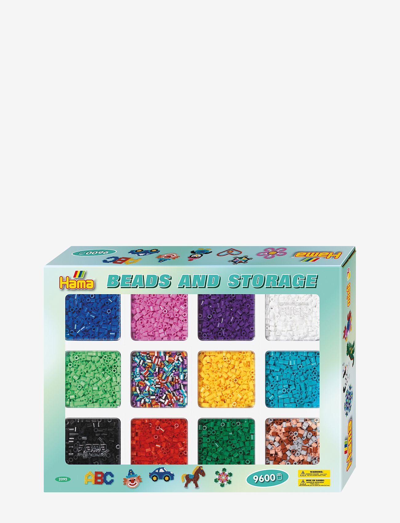 Hama - Hama Midi beads and storage 9600 pcs - multi - 0