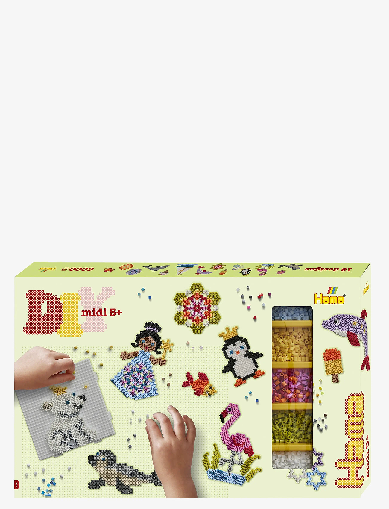 Hama - Hama Midi Giant Gift Box 6000 pcs - pearls - multi - 0