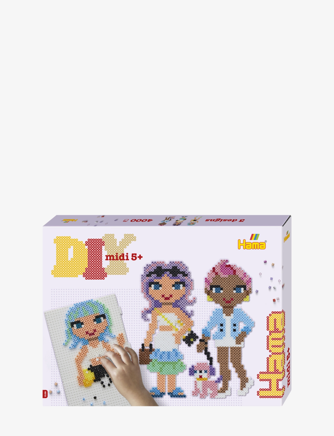 Hama Hama Midi Gift Box Fashion Girls 4000 pcs - Vis alt - MULTI / multi