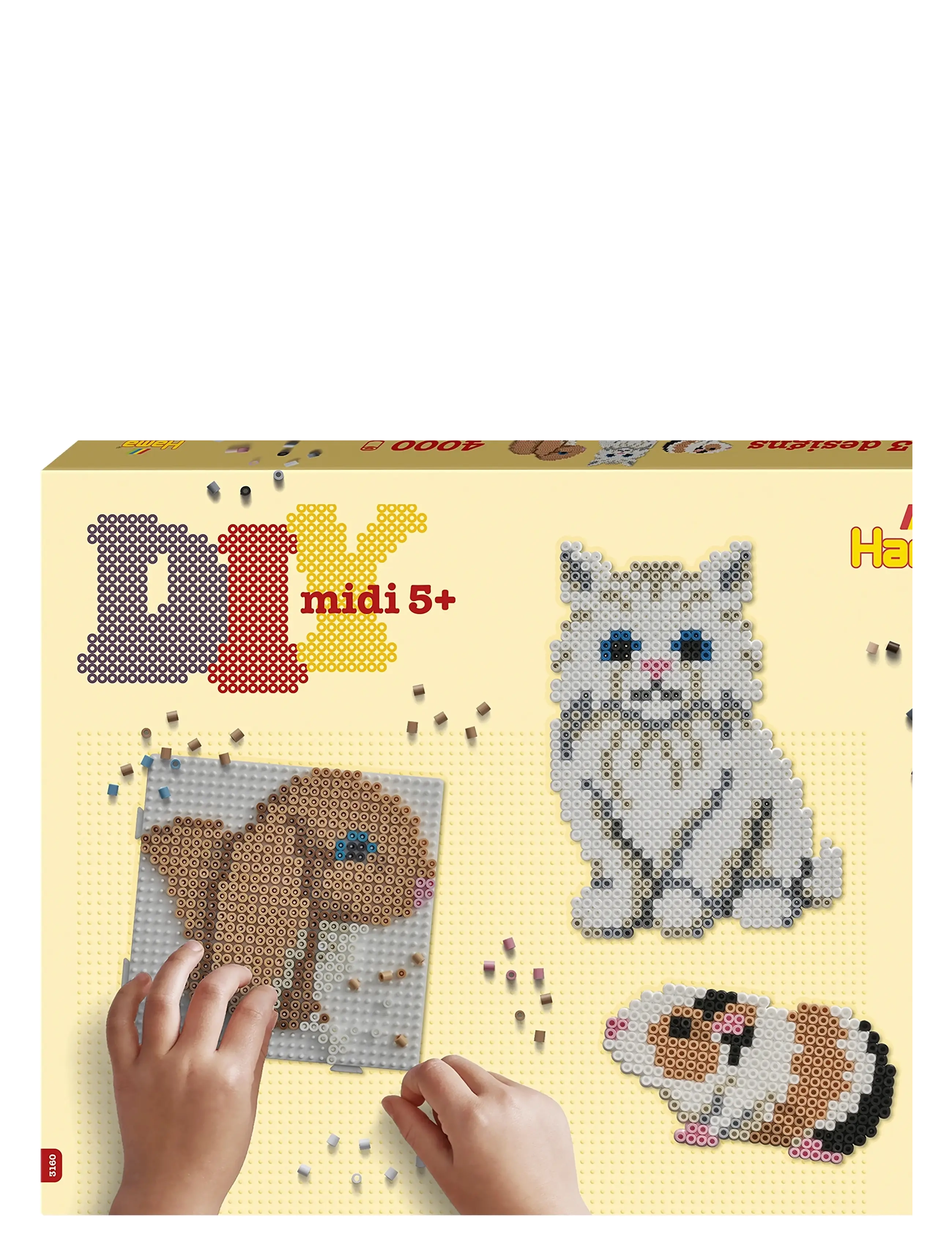 Hama Hama Midi Gift Box Cute Pets 4000 Pcs, One Size, Multi/patterned, Håndværk > Perler, Børn