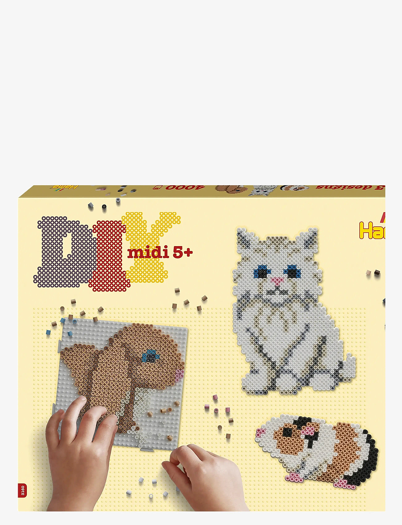 Hama - Hama Midi Gift Box Cute pets 4000 pcs - pearls - multi - 0