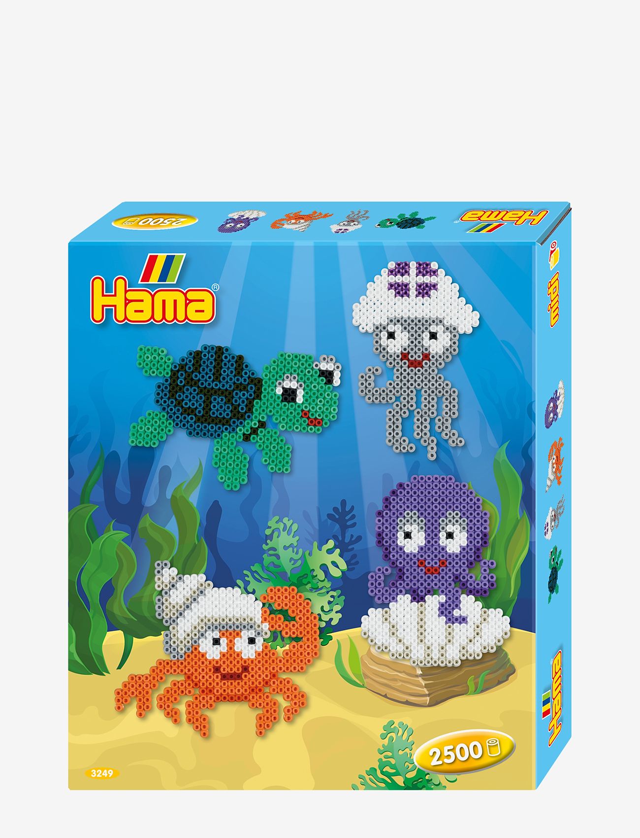 Hama - Hama Midi gift box Sea Creatures 2500 pcs - pärlor - multi - 0