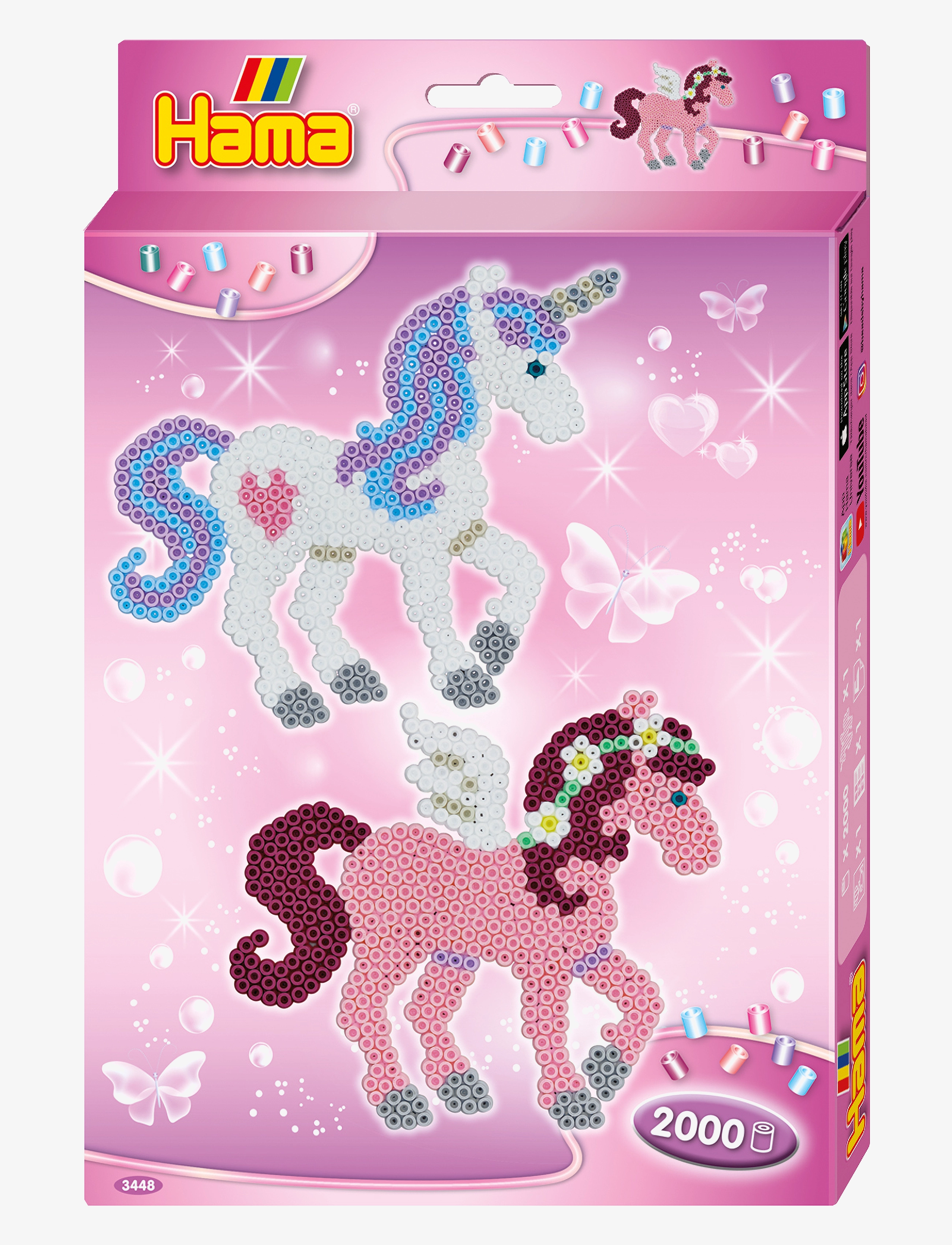 Hama Hama Midi Hanging Box Fantasy Horses 2.000 Pcs, One Size, Multi/patterned, Håndværk > Perler, Børn
