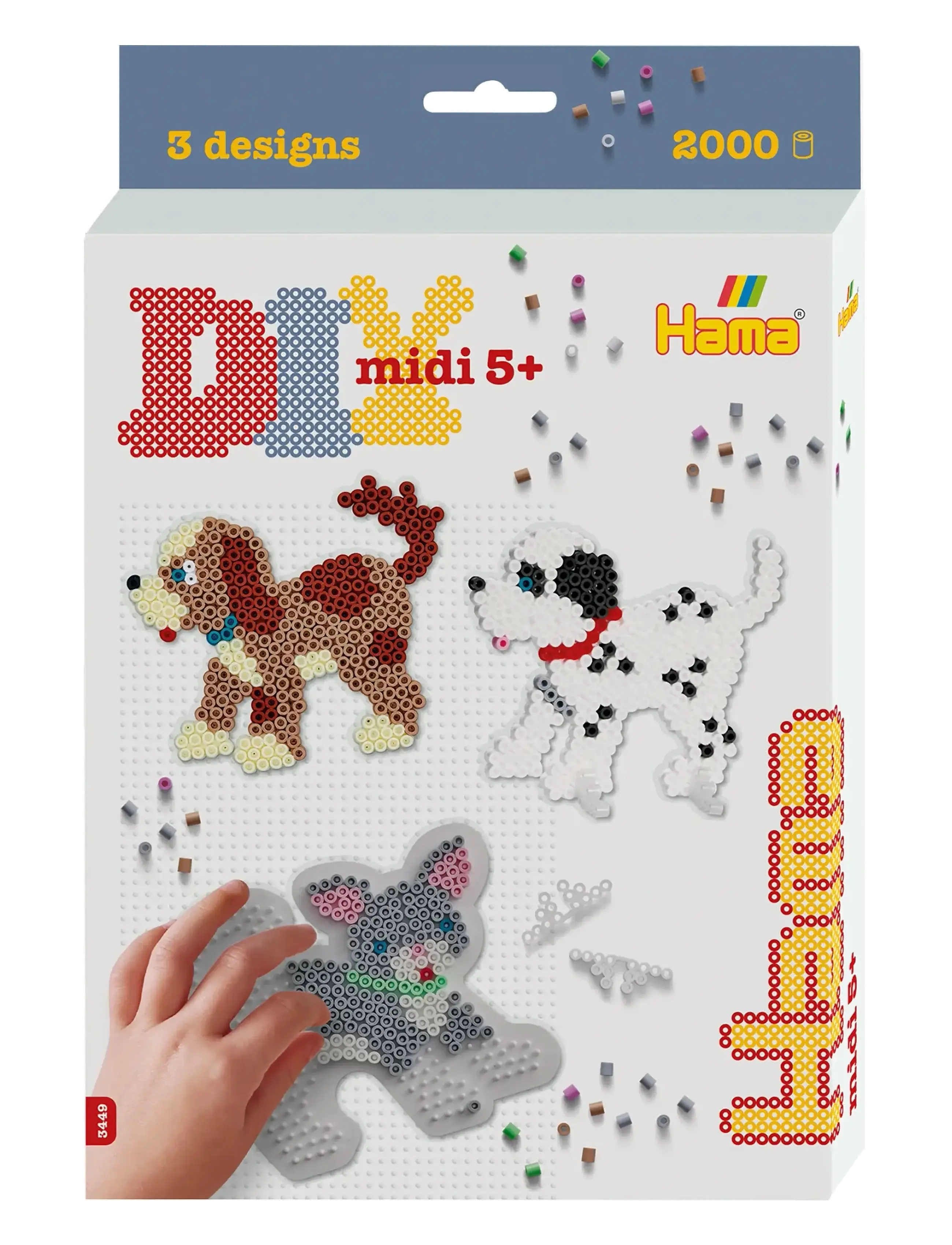 Hama Hama Midi Hanging Box Dogs And Cat 2000 pcs. - Erbjudanden - MULTI / multi