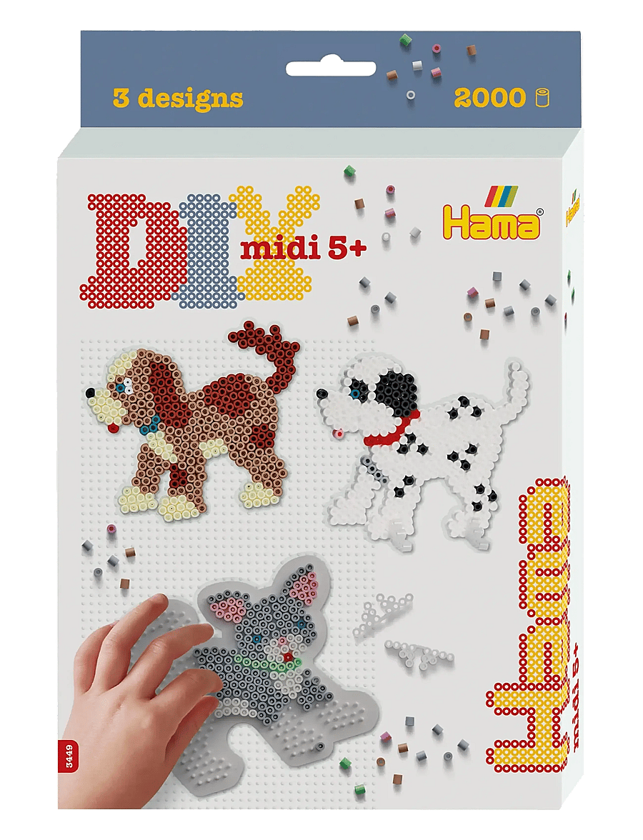 Hama - Hama Midi Hanging Box Dogs And Cat 2000 pcs. - föndur - multi - 1
