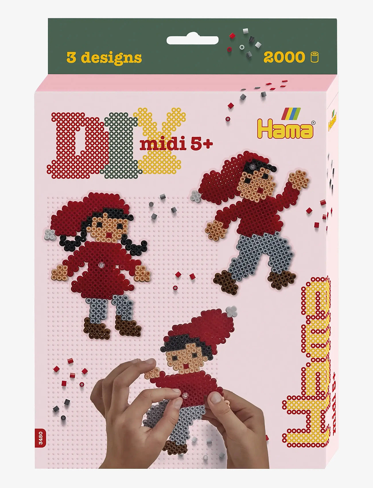 Hama - Hama Midi Hanging box Christmas Fun 2000 pcs - perler - multi - 1