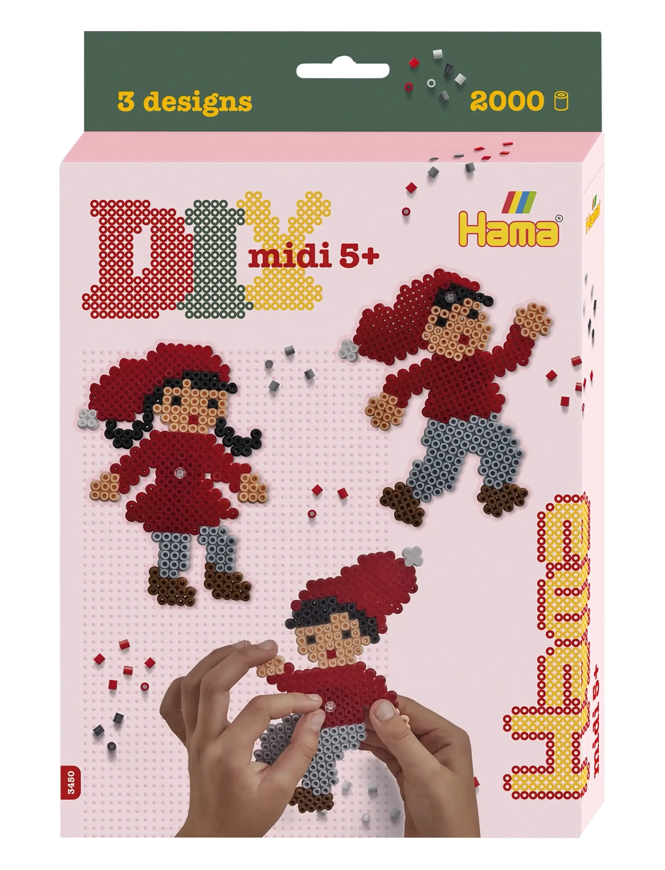Hama Hama Midi Hanging box Christmas Fun 2000 pcs - 4 for 3 - MULTI / multi