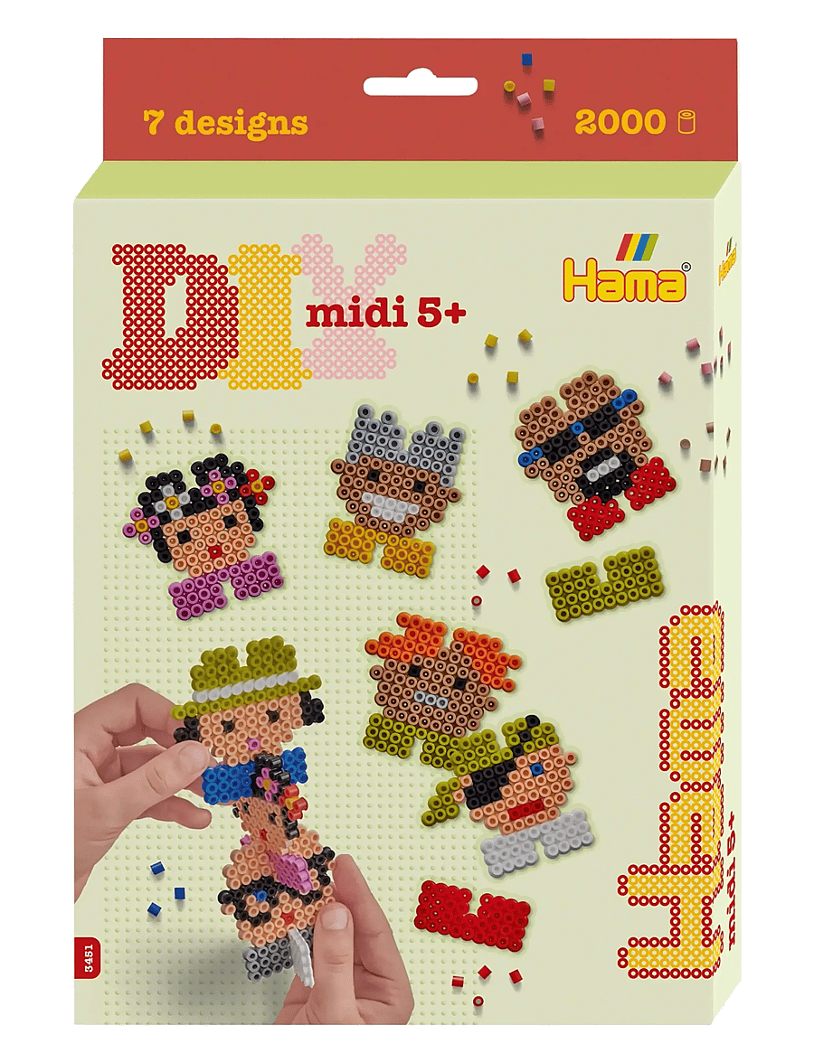 Hama - Hama Midi Hanging Box Pixel 8 2000 pcs - perlur - multi - 0