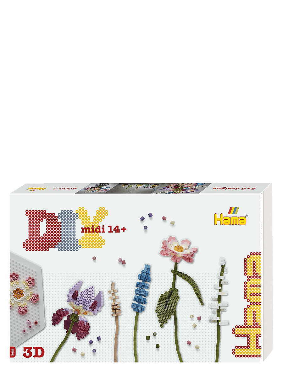 Hama - Hama Midi Art Bouquet 6000 pcs. - perlur - multi - 0