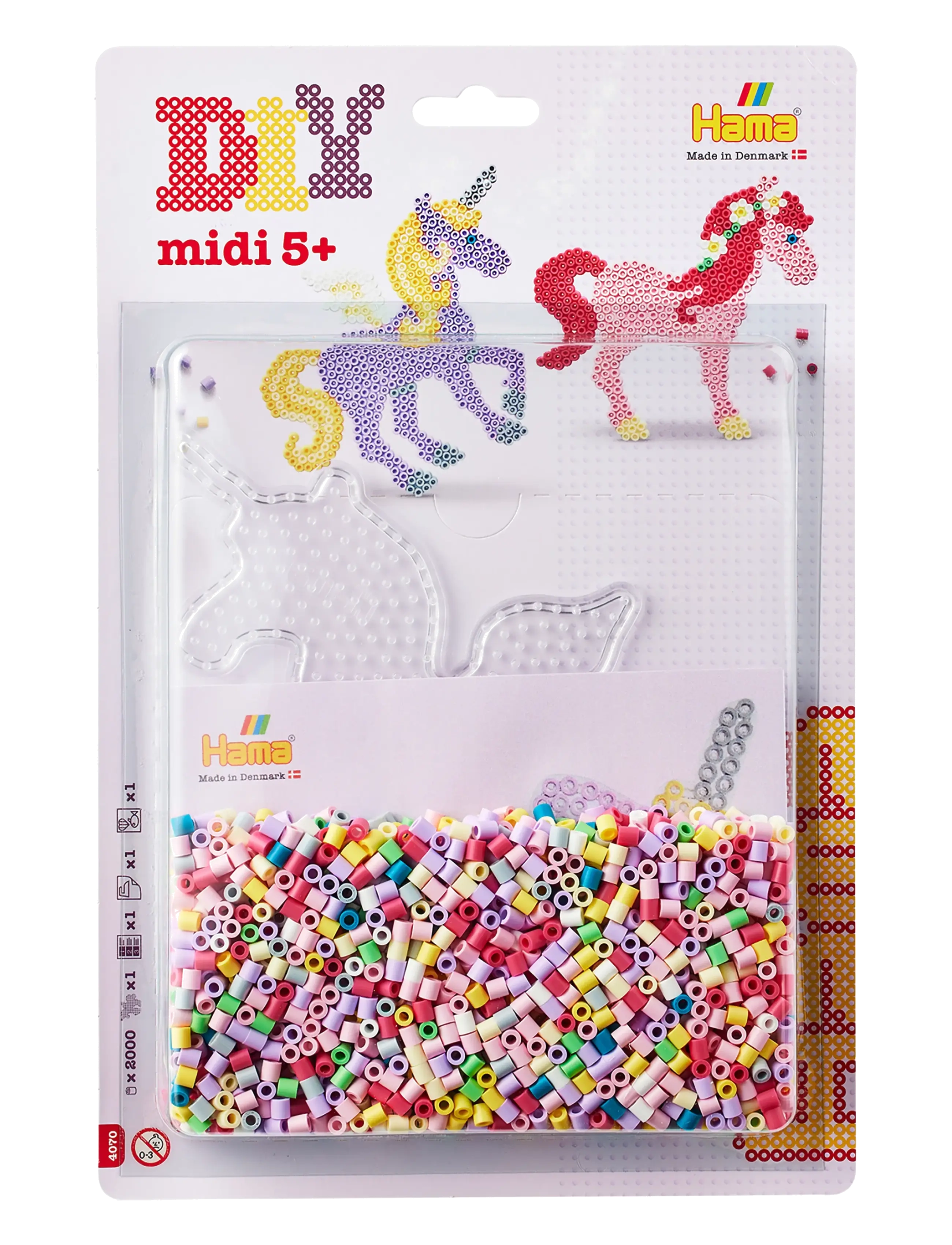 Hama Hama Midi Large Blister Fantasy Horse 2.000 pcs - Tegne & Hobbyartikler - MULTI / multi