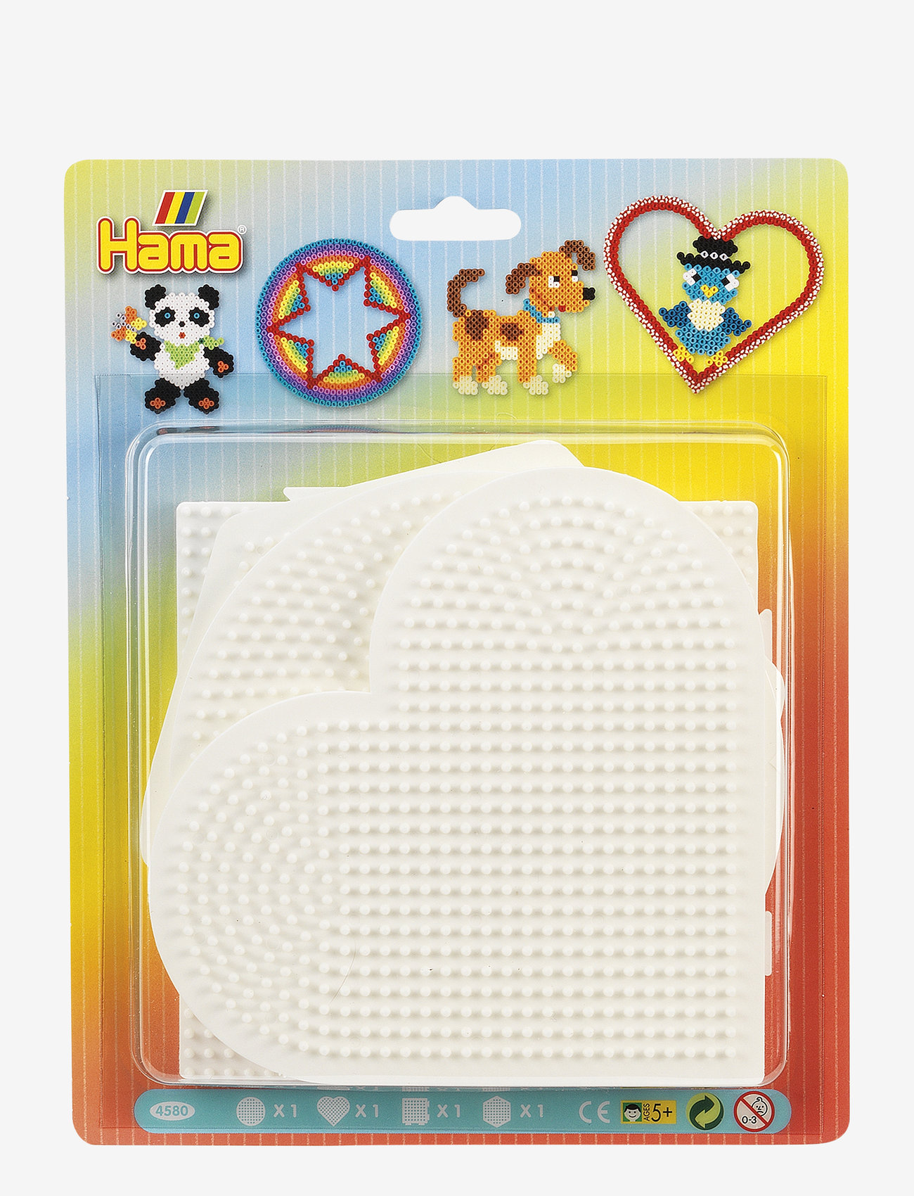 Hama - Hama Midi Pegboard Blister 4 pcs - perler - multi - 0