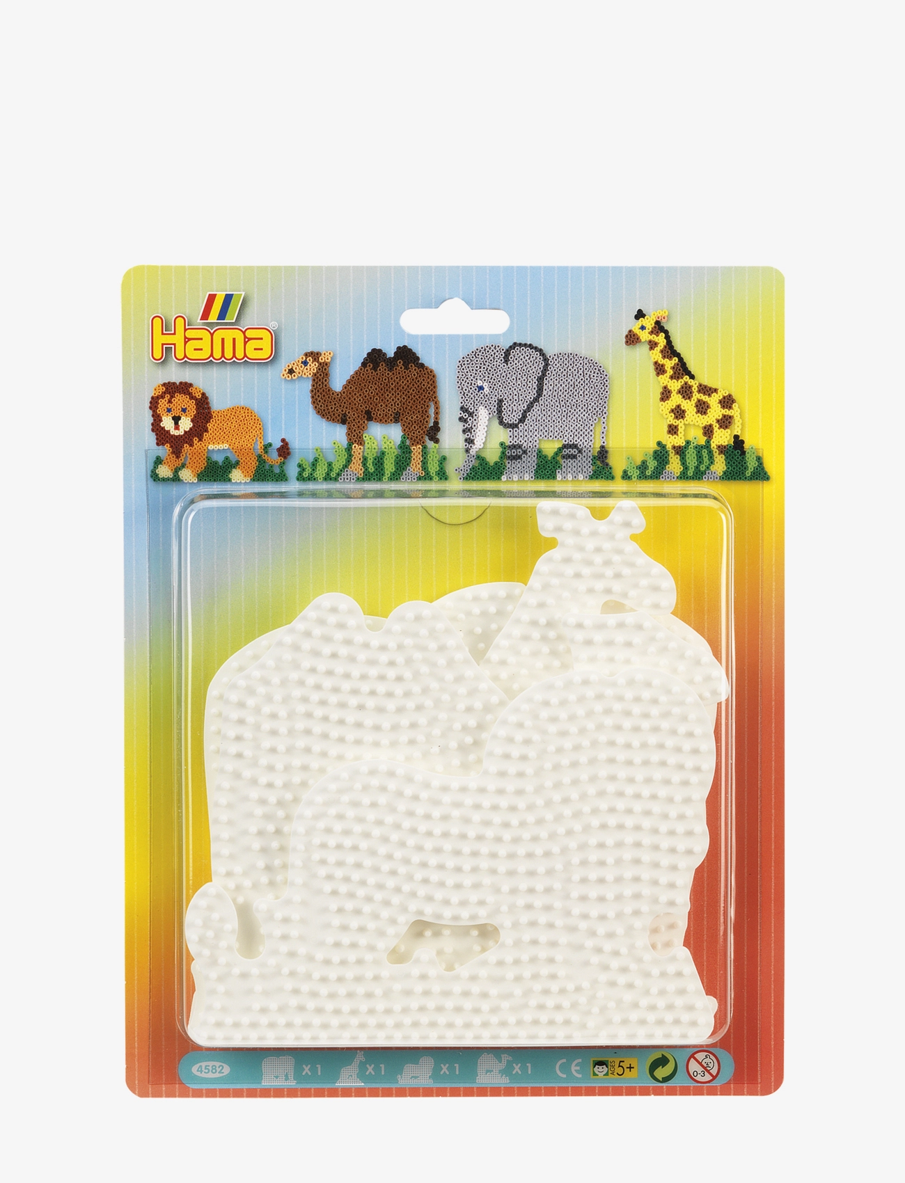 Hama Hama Midi Pegboard Blister 4 Pcs, One Size, Multi/patterned, Håndværk > Perler, Børn