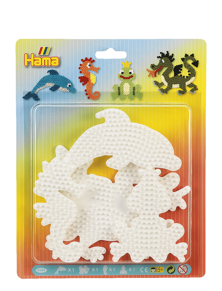 Hama - Hama Midi Pegboard Blister 4 pcs - perlur - multi - 0