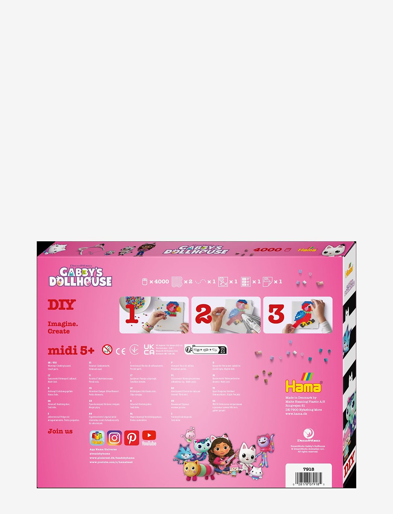 Hama - Hama Midi gift box Gabbys Dollhouse 4000 pcs. - perler - multi - 4