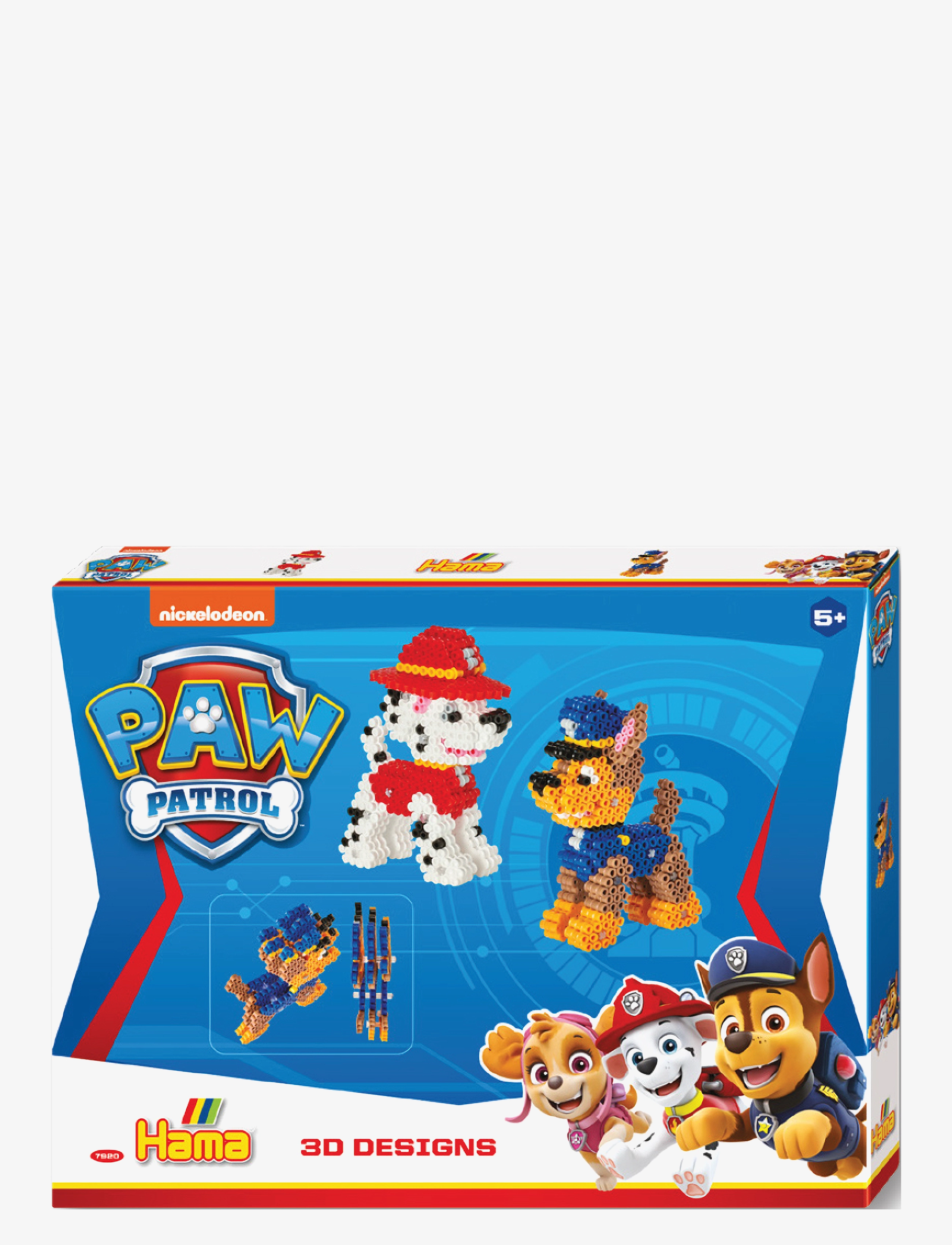 Hama Hama Midi Gift Box Paw Patrol 3D 4000 Pcs., One Size, Multi/patterned, Håndværk > Perler, Børn