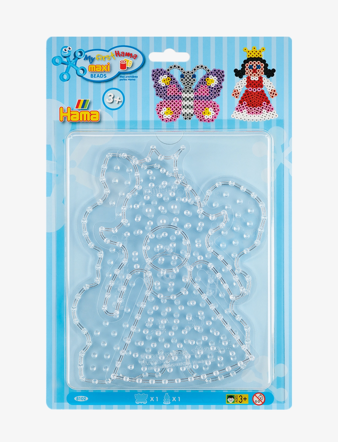 Hama Hama Maxi Pegboard Blister Butterfly / Princess - Tegne & Hobbyartikler - MULTI / multi