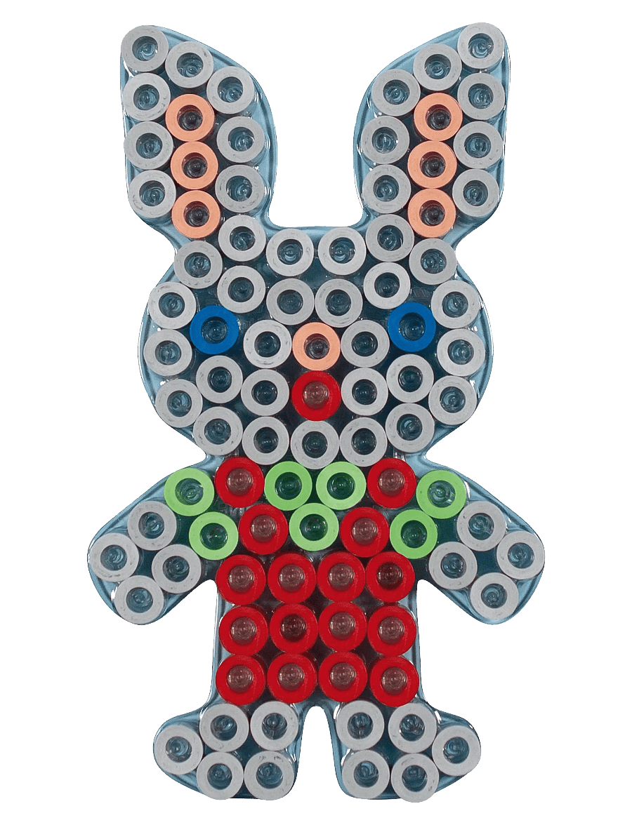 Hama - Hama Maxi Pegboard Blister Penguin / Bunny - perlur - multi - 2