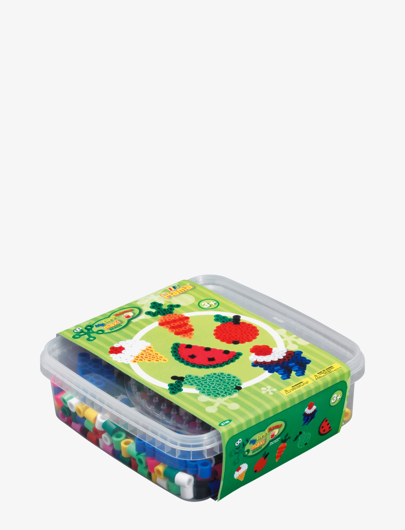 Hama Hama Maxi Box 600 Pcs Fruits, One Size, Multi/patterned, Håndværk > Perler, Børn