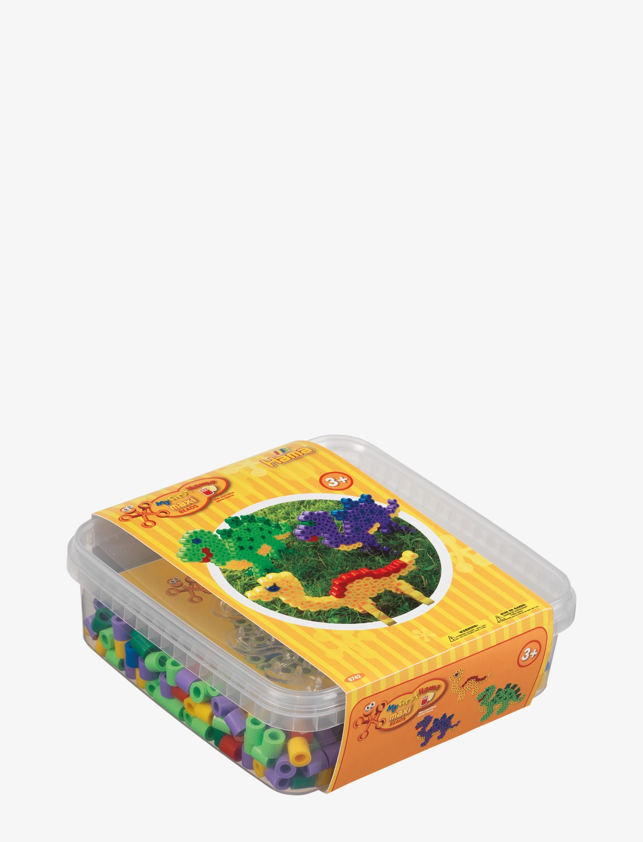 Hama Hama Maxi Box 600 Pcs Dinosaurs, One Size, Multi/patterned, Håndværk > Perler, Børn