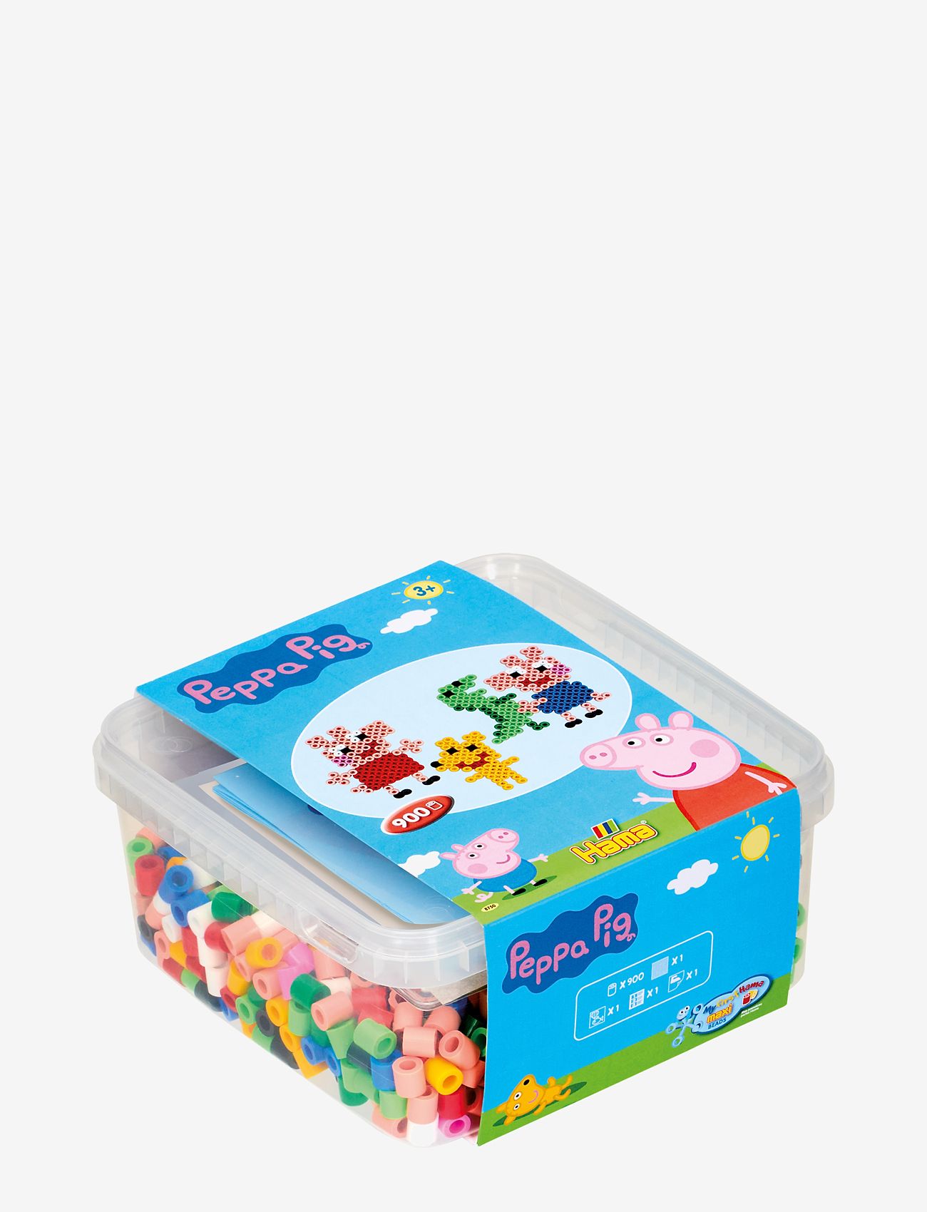 Hama - Hama Maxi Box Peppa Pig 900 pcs - multi - 0
