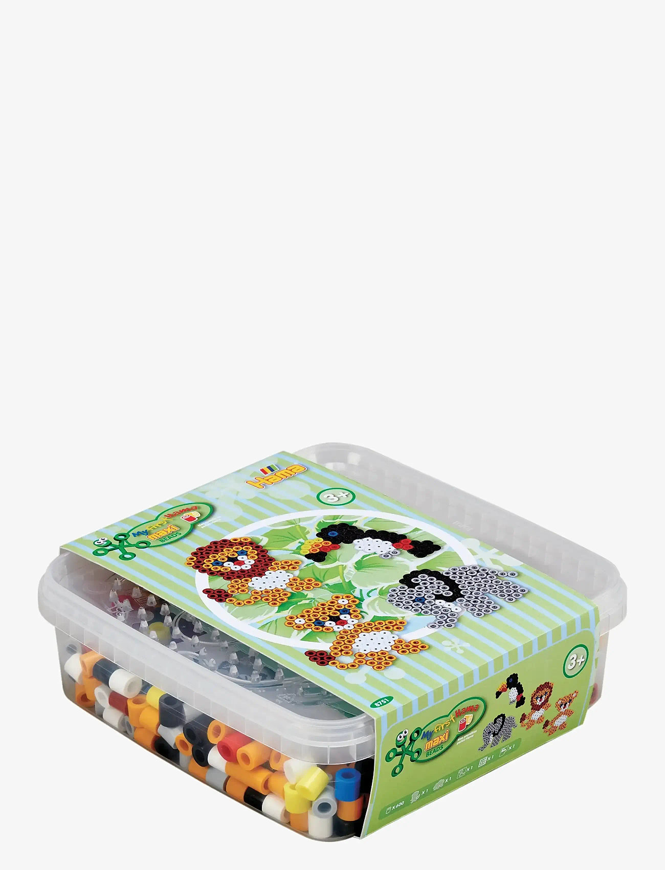 Hama - Hama Maxi Box 600 pcs. Animals - pärlor - multi - 0