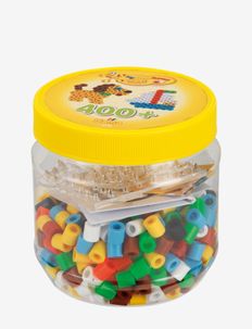 Hama Maxi Beads Tub 400 pcs Yellow lid, Hama