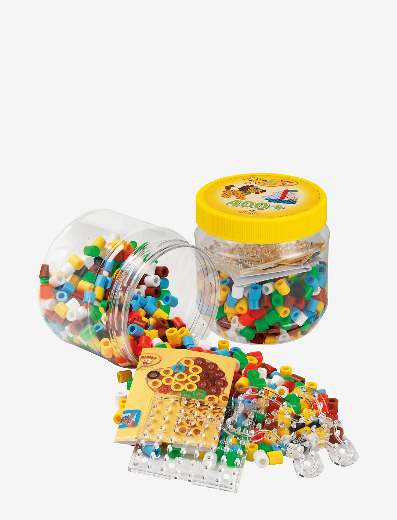 Hama - Hama Maxi Beads Tub 400 pcs Yellow lid - perler - multi - 1