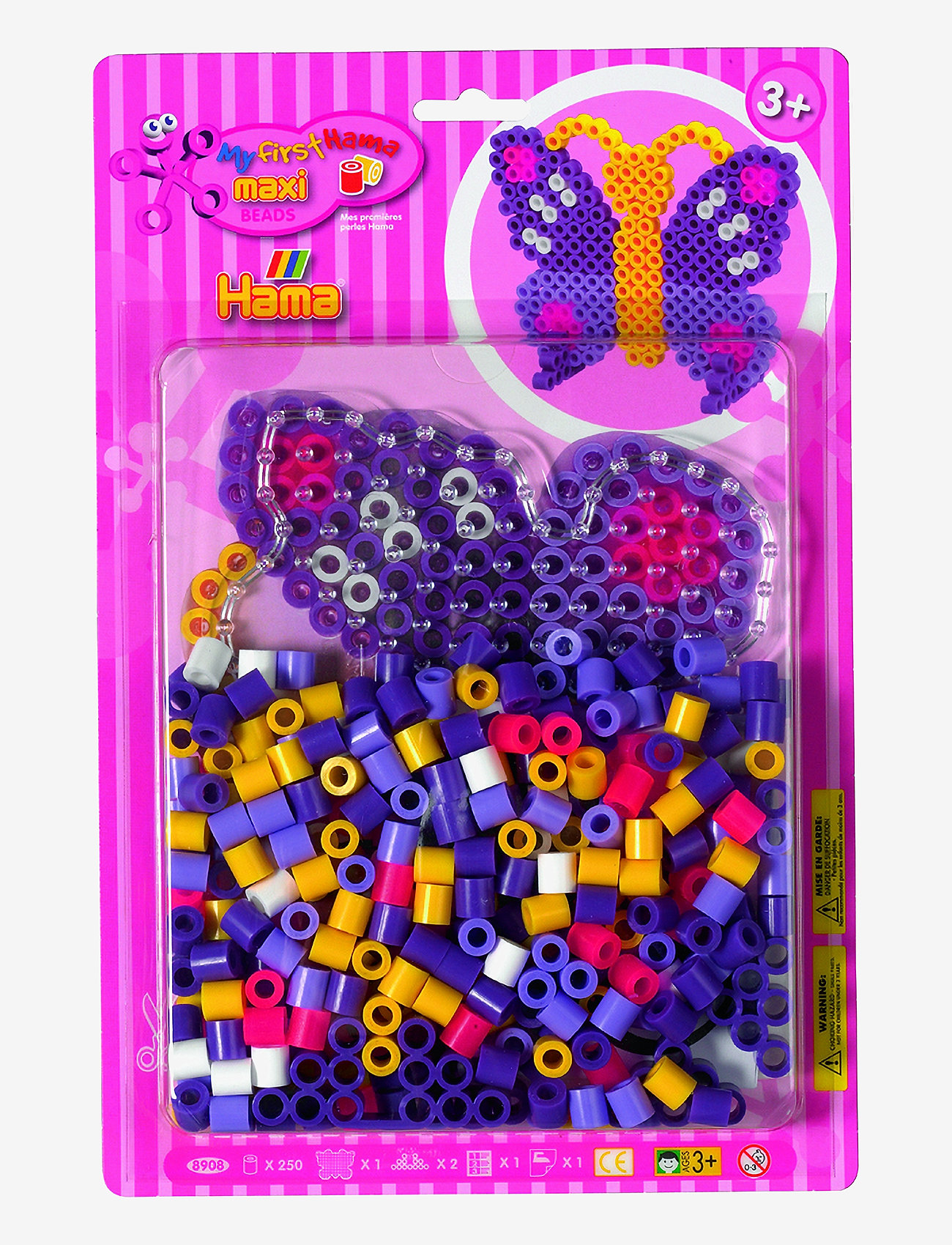 Hama - Hama Maxi Beads Kit 250 pcs Butterfly - perler - multi - 0
