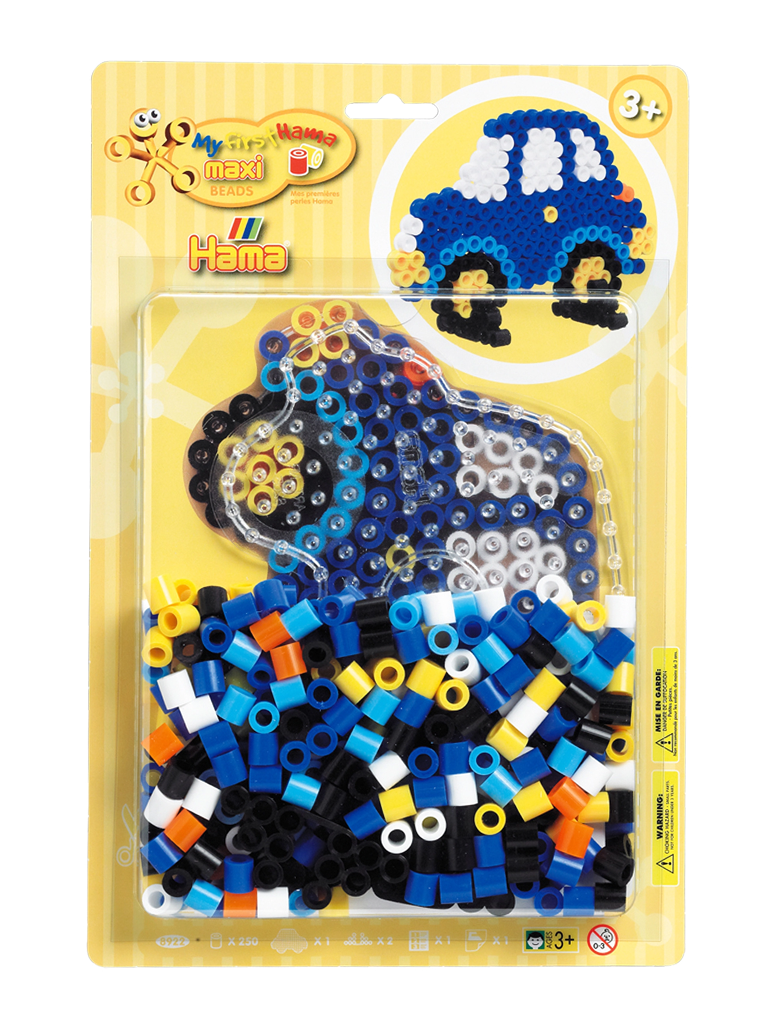 Hama Hama Maxi 250 Pcs Kit Display Asst., One Size, Multi/patterned, Håndværk > Perler, Børn