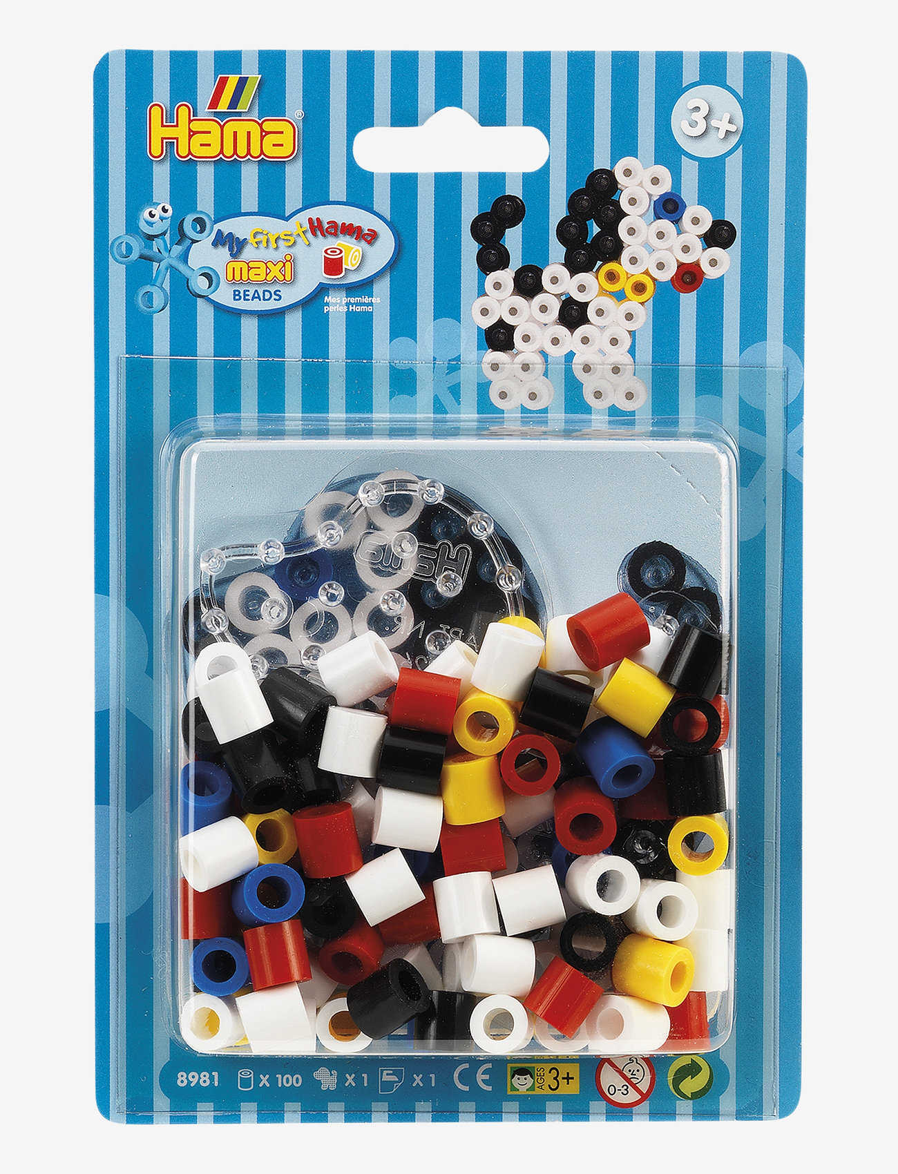 Hama - Hama Maxi small blister pack 100 pcs. - multi - 0