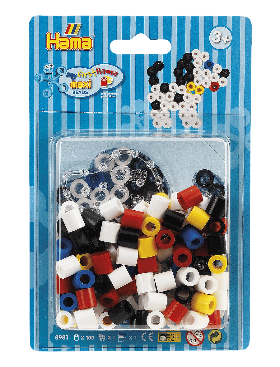 Hama - Hama Maxi small blister pack 100 pcs. - pärlor - multi - 0