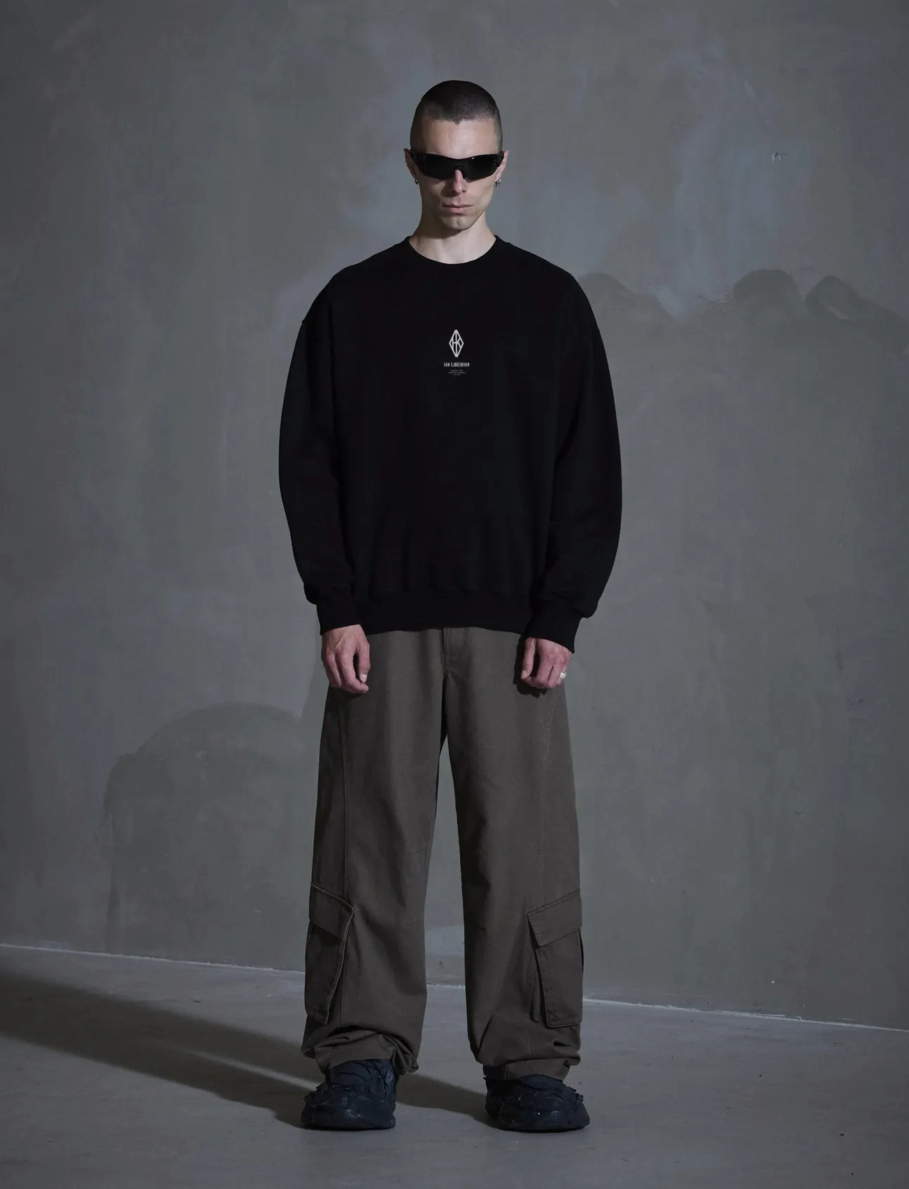 HAN Kjøbenhavn Diamond Loose Crewneck - - S 1