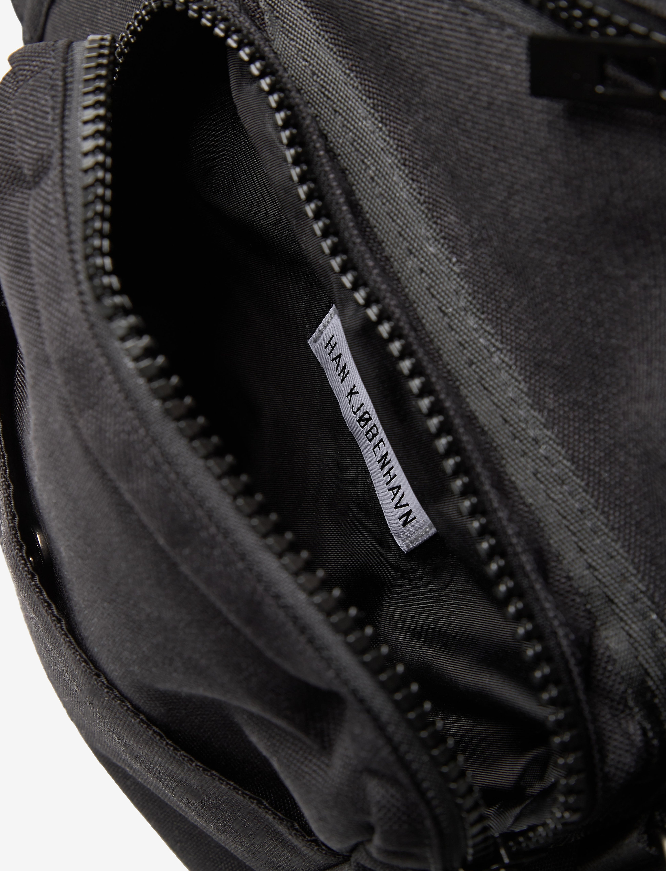 HAN Kjøbenhavn Clothing - Triangle Bag - black cordura nylon - 3