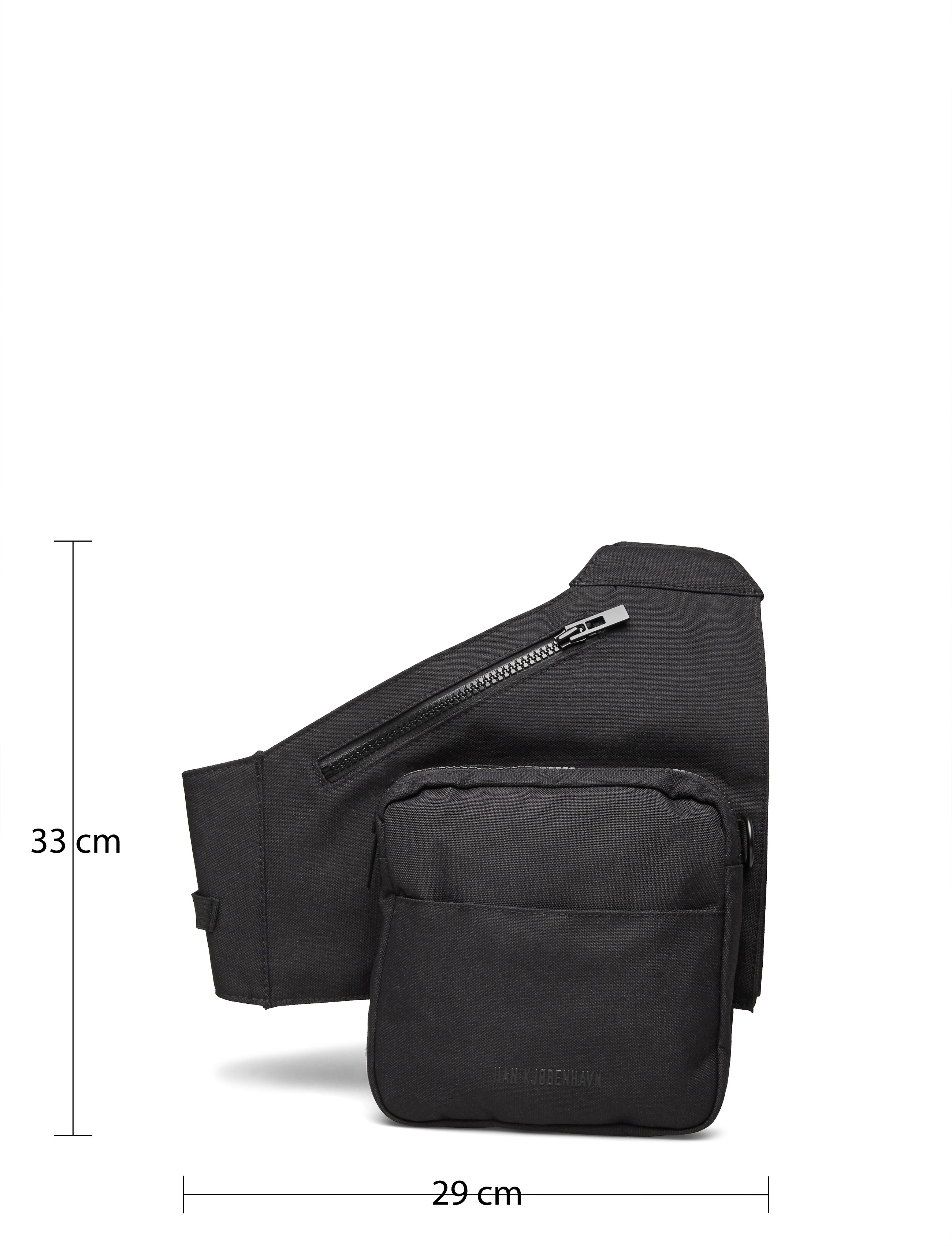 HAN Kjøbenhavn Clothing - Triangle Bag - black cordura nylon - 4