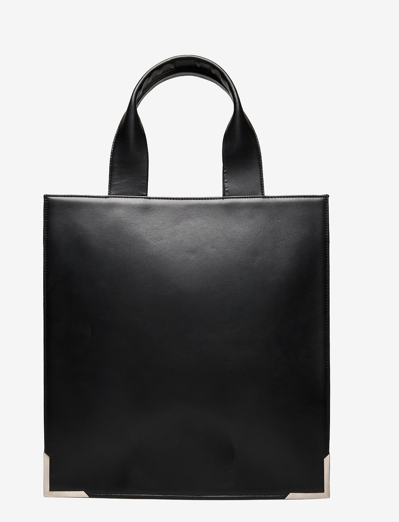 HAN Kjøbenhavn Clothing - Leather Logo Tote Bag - black - 1